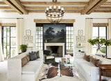 Chocolate and White Cowhide Rug #A33972