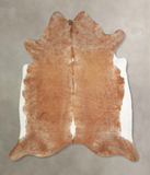 Brown and White Regular Cowhide Rug #A33982HUDSN