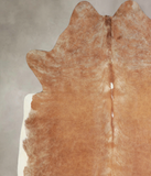 Brown and White Regular Cowhide Rug #A33982HUDSN