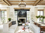 Brown and White Cowhide Rug #A33995