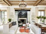 Brown and White Cowhide Rug #A33997