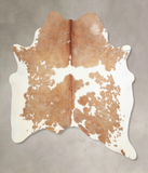 Beige and White Cowhide Rug #A33999