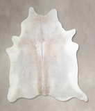 Grey with Beige Cowhide Rug #A34011
