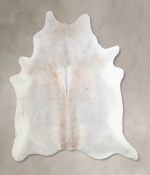 Grey with Beige Cowhide Rug #A34011