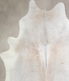 Grey with Beige Cowhide Rug #A34011