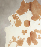 Beige and White Cowhide Rug #A34025