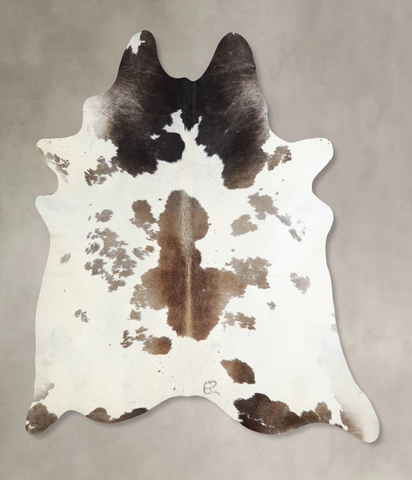 Grey With White Cowhide Rug #A34026HUDSN