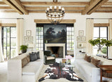 Chocolate and White Cowhide Rug #A34030
