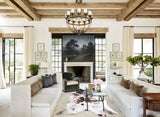Chocolate and White Cowhide Rug #A34034