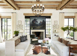 Chocolate and White Cowhide Rug #A34053
