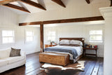 Chocolate and White Cowhide Rug #A34053