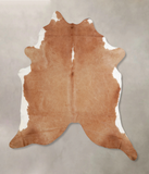 Brown and White Regular Cowhide Rug #A34057HUDSN