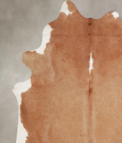 Brown and White Regular Cowhide Rug #A34057HUDSN