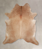 Solid Brown Cowhide Rug #A34071