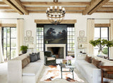 Chocolate and White Cowhide Rug #A34136
