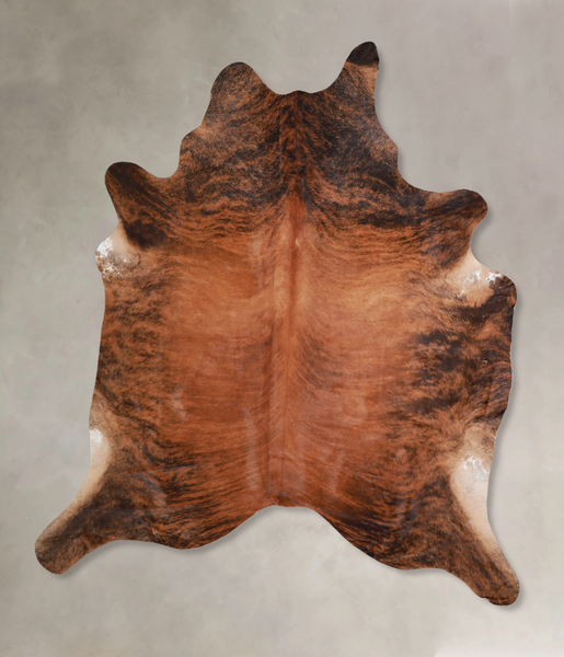 Medium Brindle Cowhide Rug #A34137
