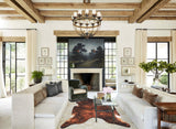 Dark Brindle Cowhide Rug #A34142