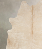 Beige Cowhide Rug #A34180HUDSN
