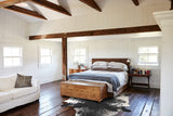 Salt and Pepper Black Cowhide Rug #A34196