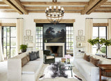 Salt and Pepper Black Cowhide Rug #A34200