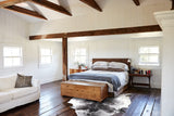 Salt and Pepper Black Cowhide Rug #A34200