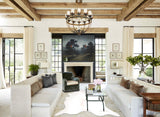 Grey Brindle Cowhide Rug #A34203HUDSN