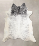 Grey Brindle Cowhide Rug #A34206HUDSN