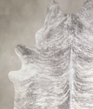 Grey Brindle Cowhide Rug #A34300