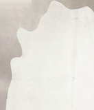 Solid White Cowhide Rug #A34319