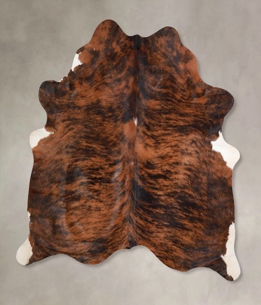 Medium Brindle Cowhide Rug #A34324