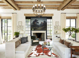 Brown and White Cowhide Rug #A34329