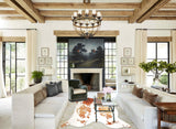 Brown and White Cowhide Rug #A34347