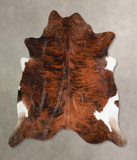 Medium Brindle Cowhide Rug #A34374
