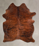 Medium Brindle Cowhide Rug #A34382