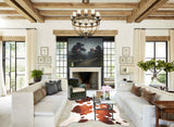 Brown and White Cowhide Rug #A34390