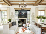 Brown and White Cowhide Rug #A34400