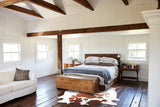 Brown and White Cowhide Rug #A34400