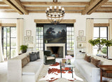 Brown and White Cowhide Rug #A34432