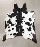 Black and White Cowhide Rug #A34448