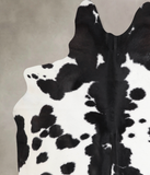 Black and White Cowhide Rug #A34448