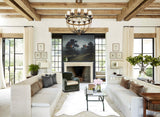 Grey Brindle Cowhide Rug #A34474HUDSN