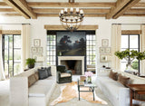 Beige and White Cowhide Rug #A34511