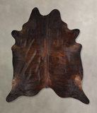 Dark Brindle Cowhide Rug #A34528
