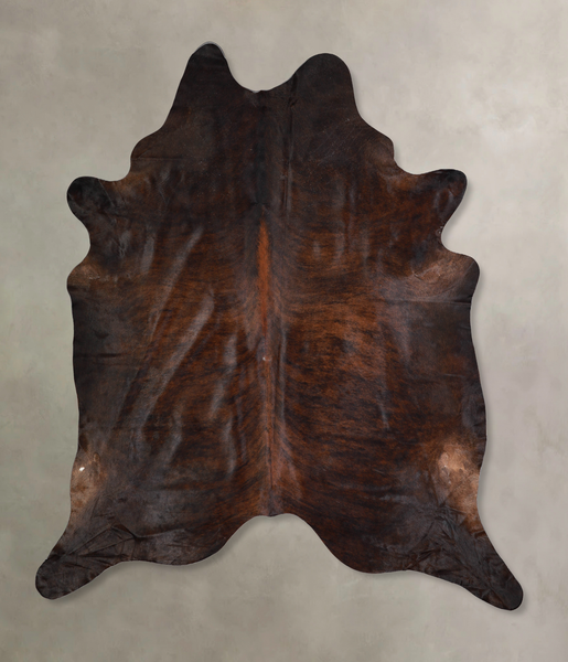 Dark Brindle Cowhide Rug #A34528