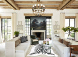 Zebra Cowhide Rug #A34551