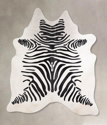 Zebra Cowhide Rug #A34555