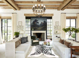 Zebra Cowhide Rug #A34591