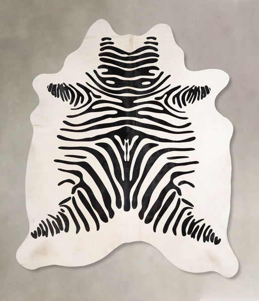 Zebra Cowhide Rug #A34600