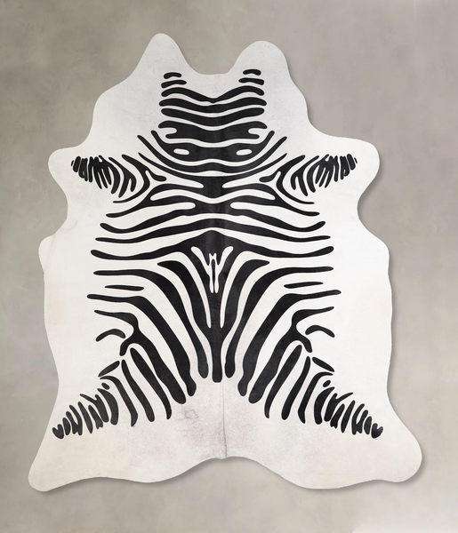 Zebra Cowhide Rug #A34604