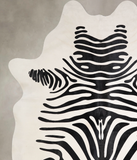 Zebra Cowhide Rug #A34624